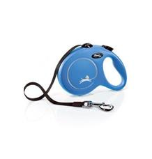 Vodítko FLEXI Classic NEW pásek 5 m/ 25 kg modrá