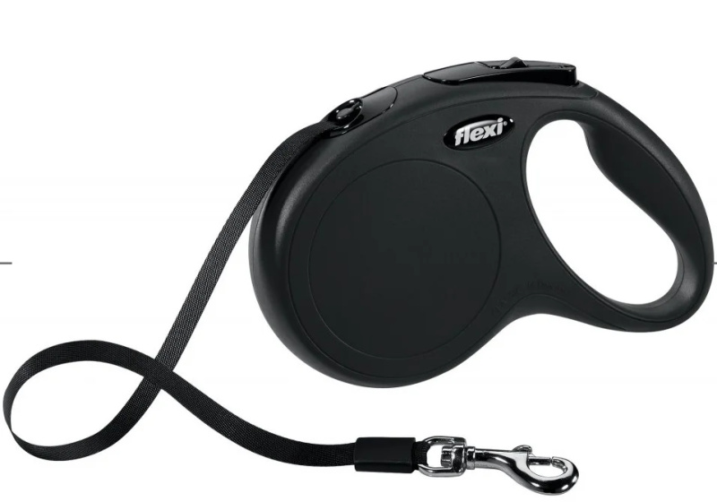 Vodítko FLEXI Classic NEW pásek 5 m/ 25 kg černá