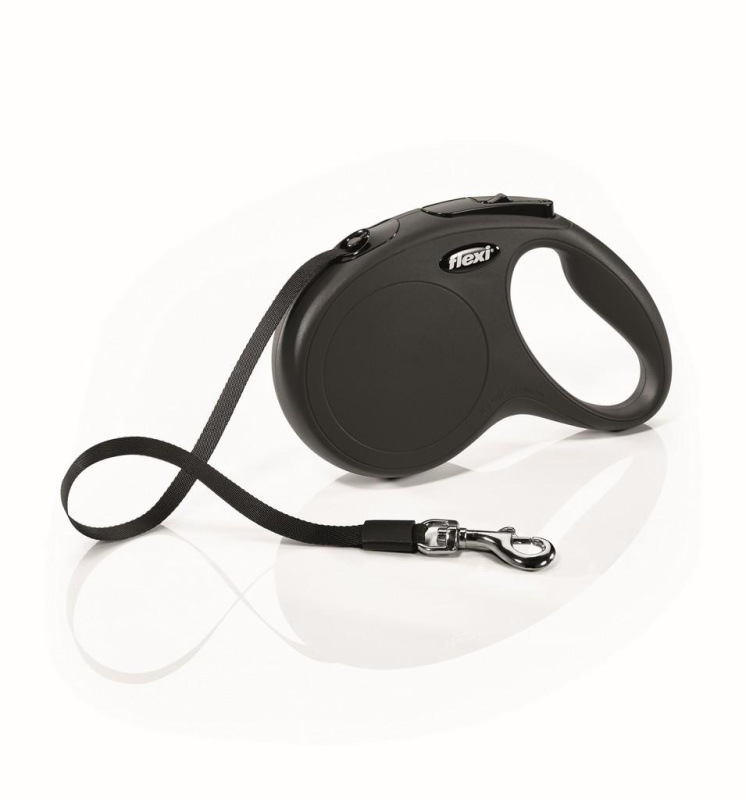 Vodítko FLEXI Classic NEW pásek 5 m/ 25 kg černá
