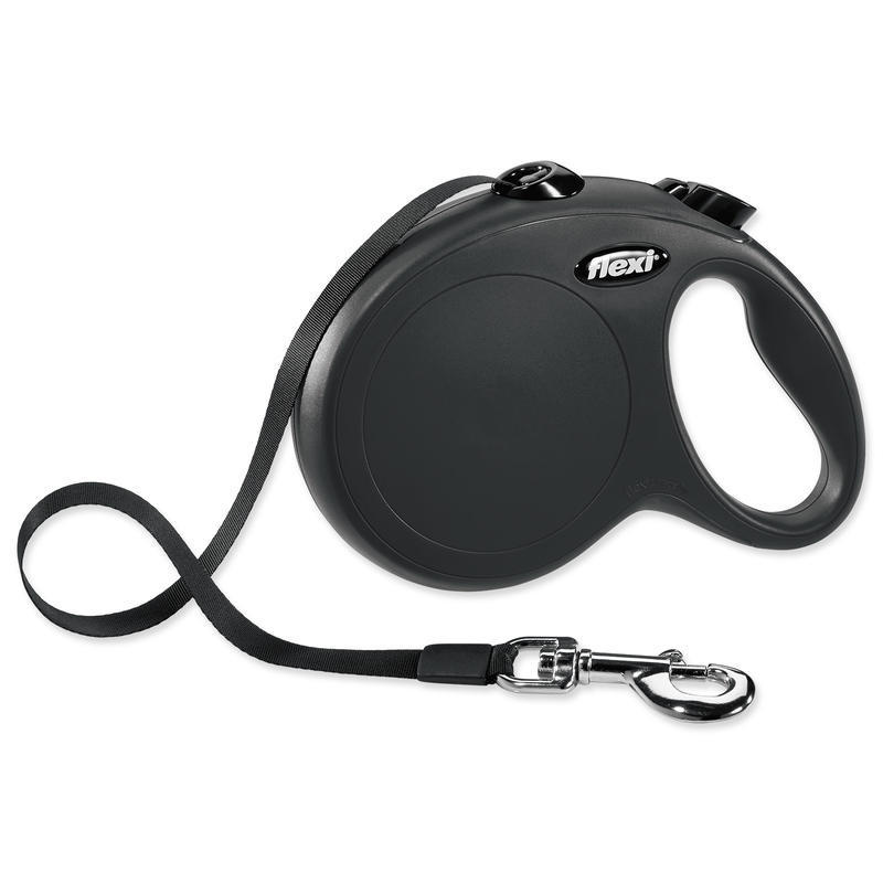 Vodítko FLEXI Classic NEW pásek 5 m/ 50 kg černá
