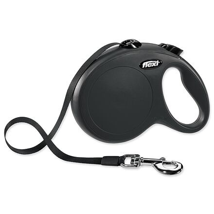 Vodítko FLEXI Classic NEW pásek 5 m/ 50 kg černá