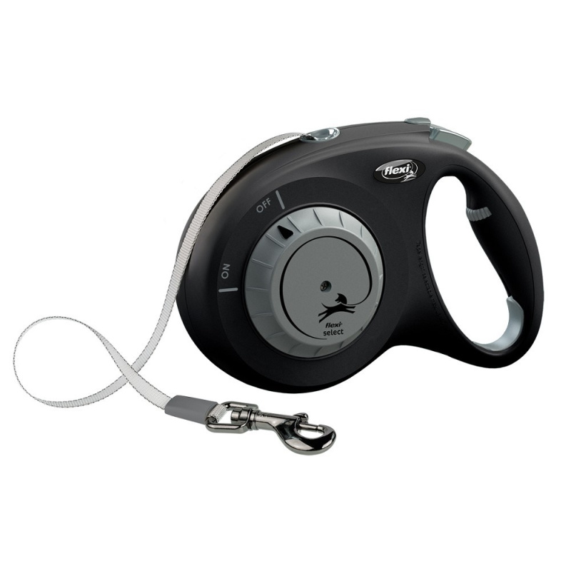flexi Select pásek 7m/25kg černá/tmavě šedá