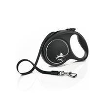 Vodítko FLEXI Black Design L pásek 5m/50kg růžová NEW