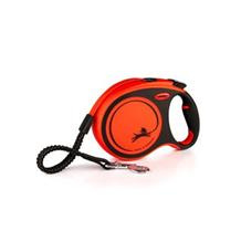 Vodítko FLEXI Xtreme L pásek 5m/65kg oranžová