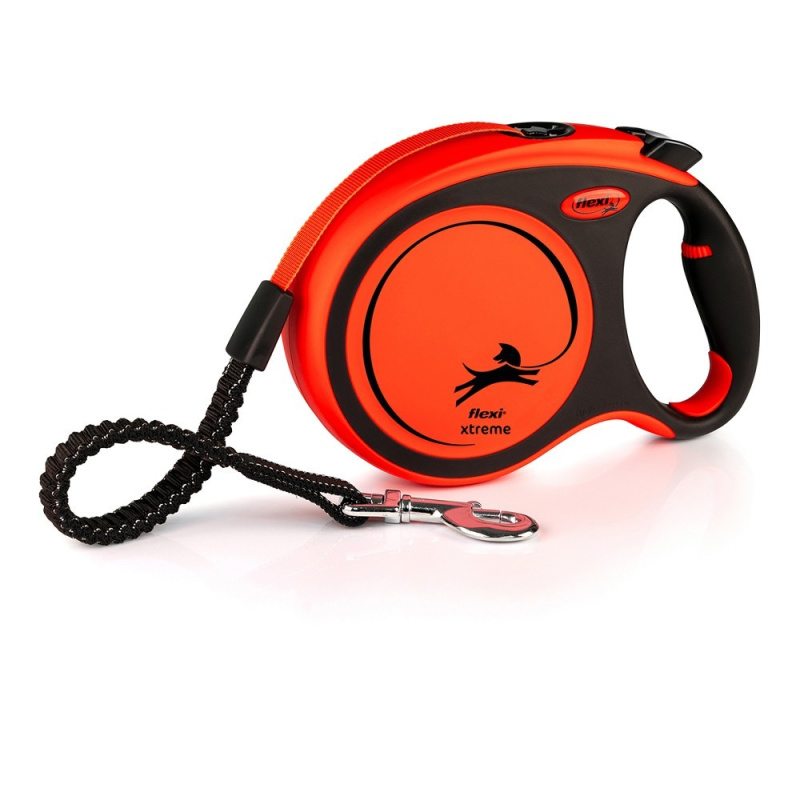 Flexi Xtreme L pásek 8m/55kg, oranžová