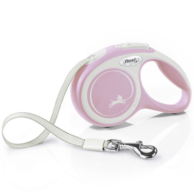 Vodítko FLEXI Comfort XS pásek 3m/12kg růžová NEW