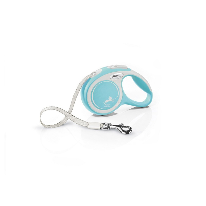 Vodítko FLEXI Comfort XS pásek 3m/12kg sv.modrá NEW