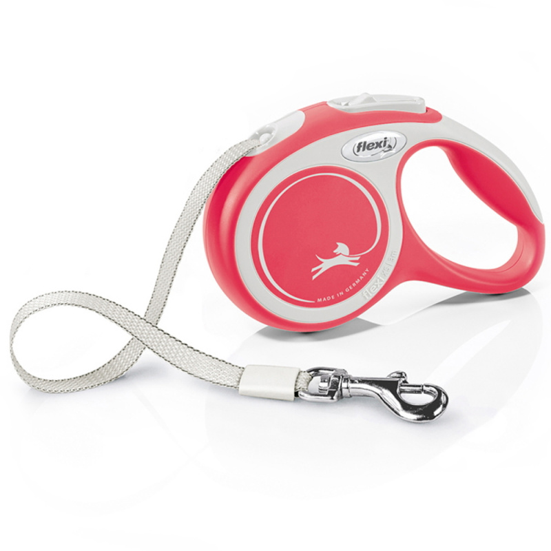 Vodítko FLEXI Comfort XS pásek 3m/12kg červená NEW
