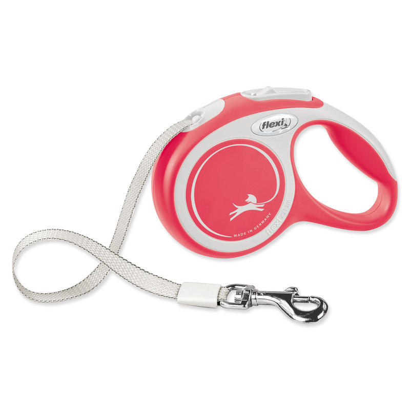 Vodítko FLEXI Comfort XS pásek 3m/12kg červená NEW