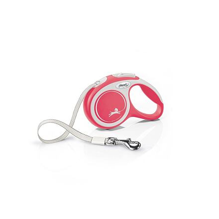 Vodítko FLEXI Comfort XS pásek 3m/12kg červená NEW