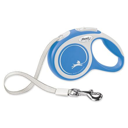 Vodítko FLEXI Comfort XS pásek 3m/12kg modrá NEW