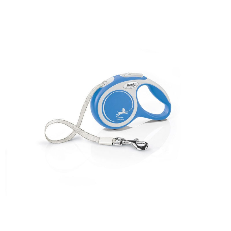 Vodítko FLEXI Comfort XS pásek 3m/12kg modrá NEW