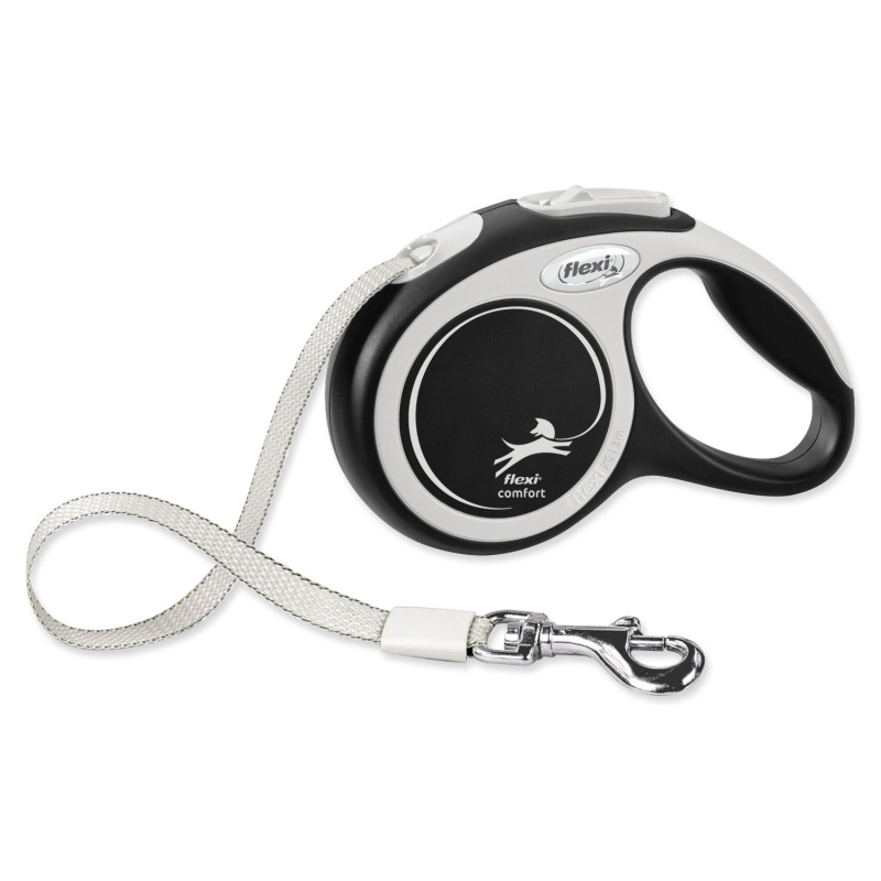Vodítko FLEXI Comfort XS pásek 3m/12kg černá NEW