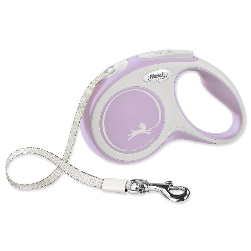 Vodítko FLEXI Comfort S pásek 5m/15kg růžová NEW