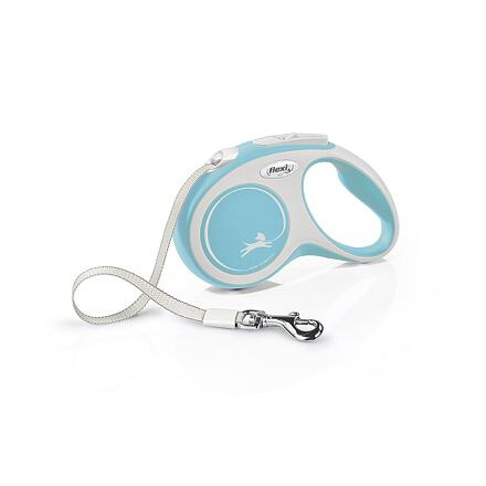 Vodítko FLEXI Comfort S pásek 5m/15kg sv.modrá NEW