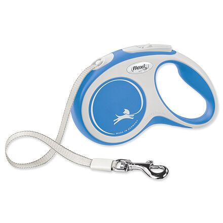 Vodítko FLEXI Comfort S pásek 5m/15kg modrá NEW