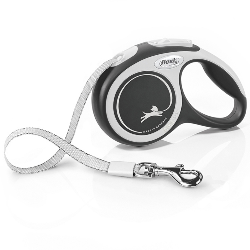 Vodítko FLEXI Comfort S pásek 5m/15kg černá NEW