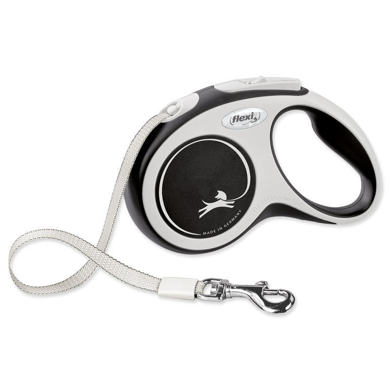 Vodítko FLEXI Comfort S pásek 5m/15kg černá NEW