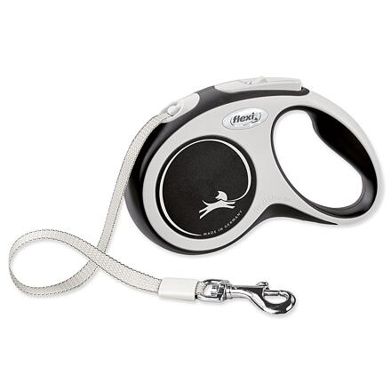 Vodítko FLEXI Comfort S pásek 5m/15kg černá NEW