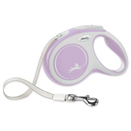 Vodítko FLEXI Comfort M pásek 5m/25kg růžová NEW