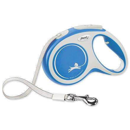 Vodítko FLEXI Comfort M pásek 5m/25kg modrá NEW