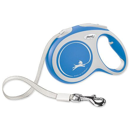 Vodítko FLEXI Comfort L pásek 5m/60kg modrá NEW