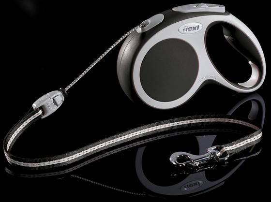 Vodítko FLEXI New Comfort páska černé L 5 m