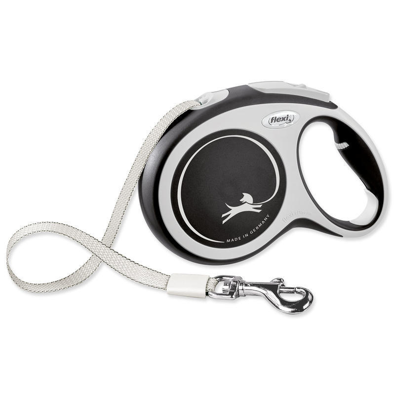 Vodítko FLEXI Comfort L pásek 8m/50kg černá NEW