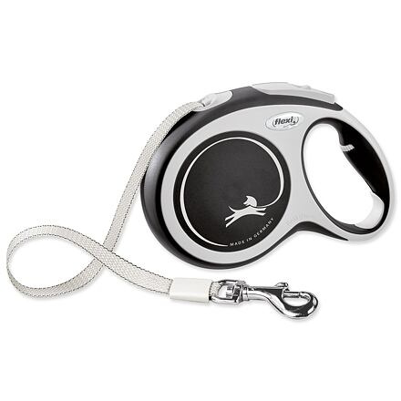 Vodítko FLEXI Comfort L pásek 8m/50kg černá NEW