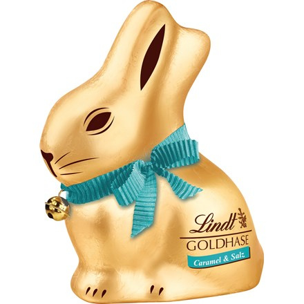 Lindt Velikonoční zlatý zajíček s příchutí slaný karamel