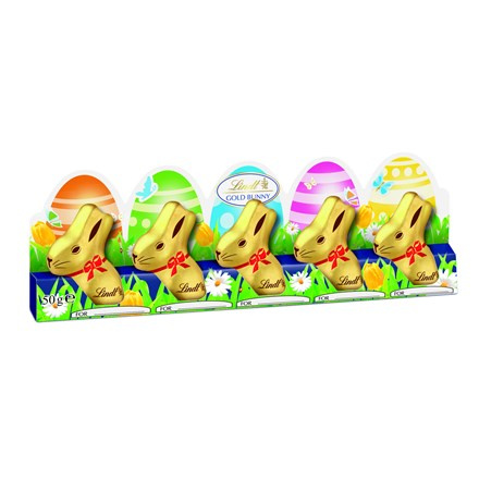 Lindt Gold Bunny Mini Milk 5 x 10 g