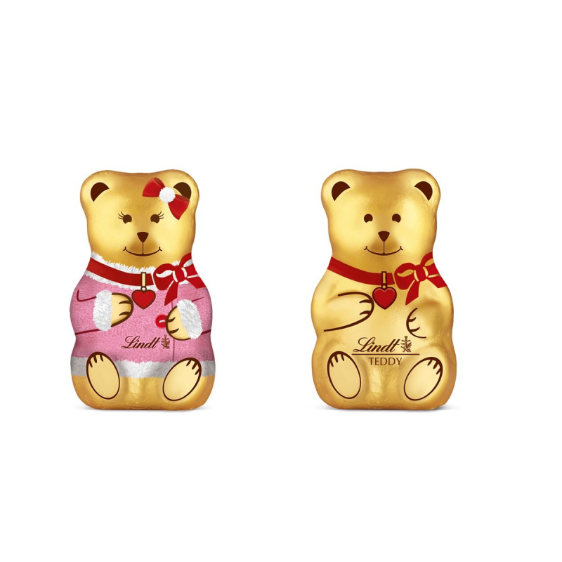 Lindt Dutá figurka z mléčné čokolády Teddy 40 g