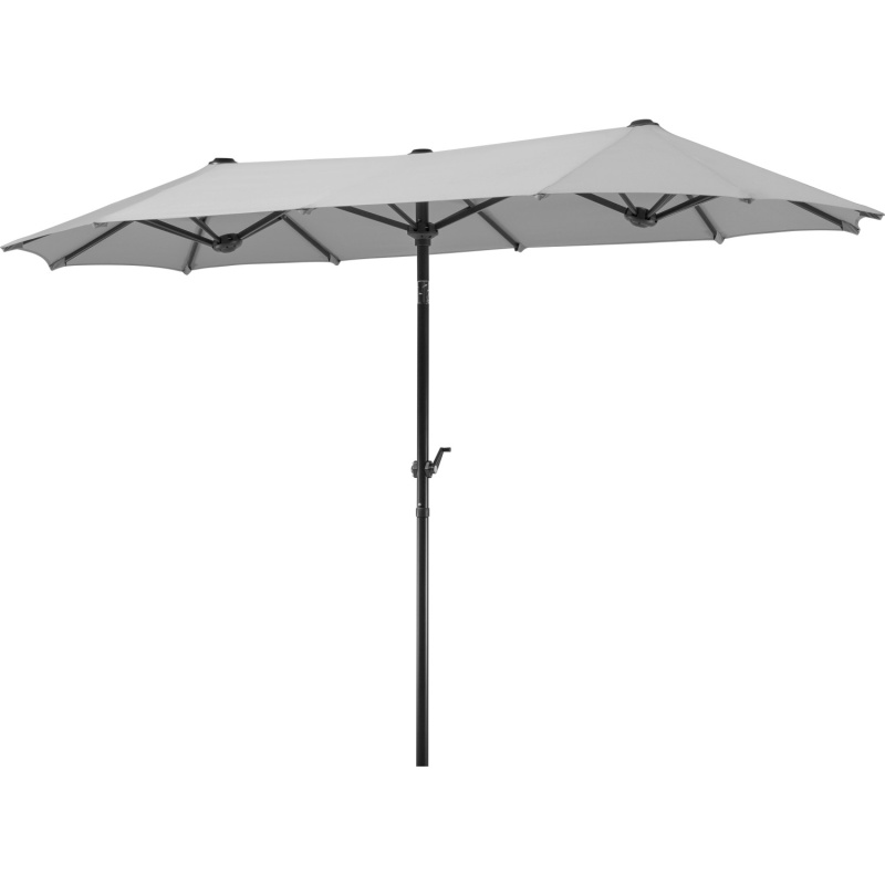 Schneider Schirme Balkonový slunečník Salerno, stříbrnošedá, 150 x 300 cm