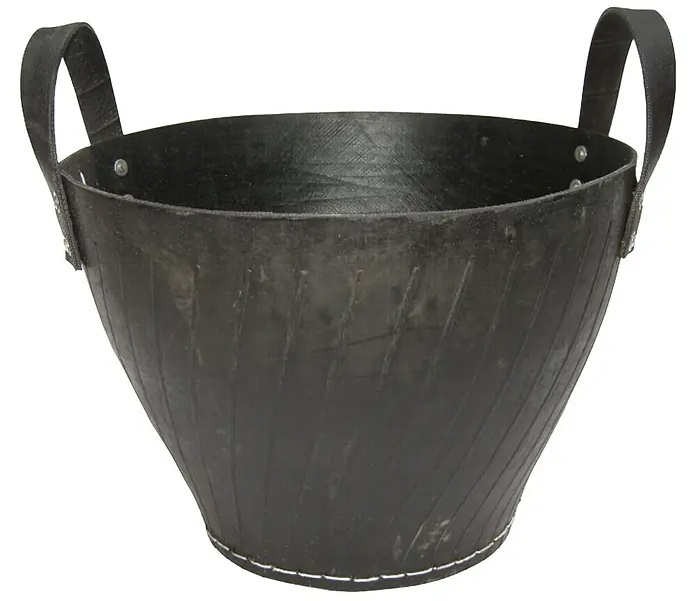 German Gumový koš / 36 cm / kaučuk / černá Varianta: ivi1