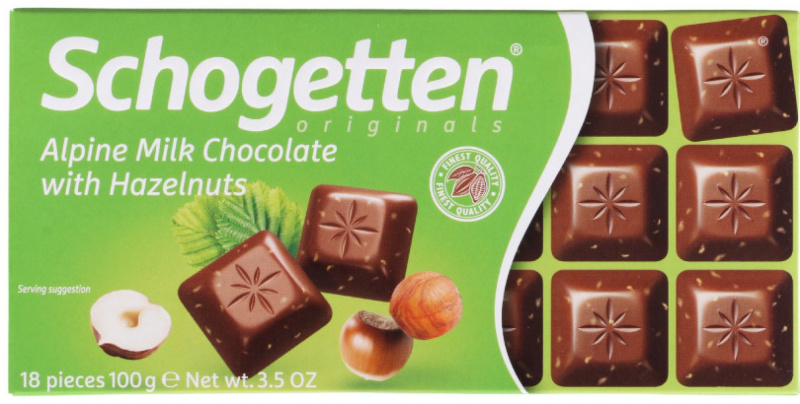 Trumpf Schogetten mléčná s lískovými oříšky 100 g