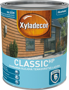 Xyladecor Ochranná tenkovrstvá lazura Classic HP dub 0,75 l