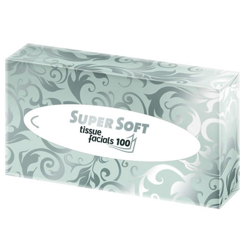Super Soft - papírové kapesníky - 2vrstvé, 100 ks