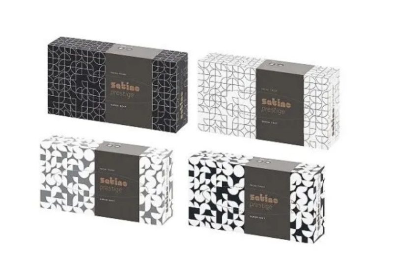 Kosmetické kapesníky SATINO 2-vr., (bal.100ks)