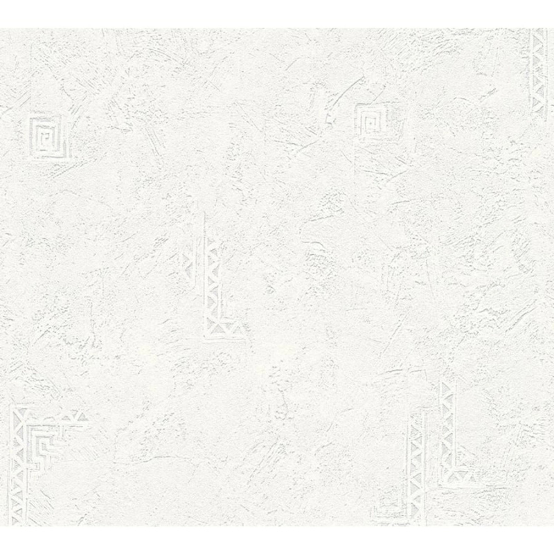 A. S. Creation Přetíratelná vliesová tapeta Meistervlies Creativ bílá 321411