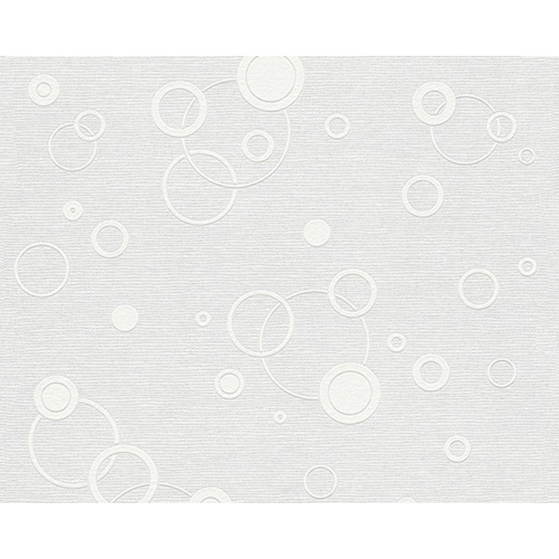 A. S. Creation Přetíratelná vliesová tapeta Meistervlies Creativ bílá 960610