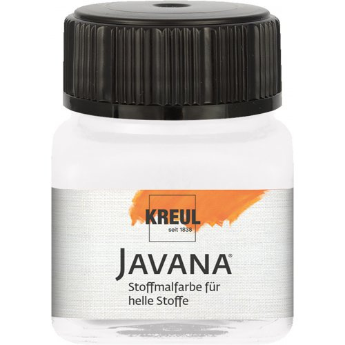 Kreul Barva na světlý textil JAVANA 20 ml BÍLÁ