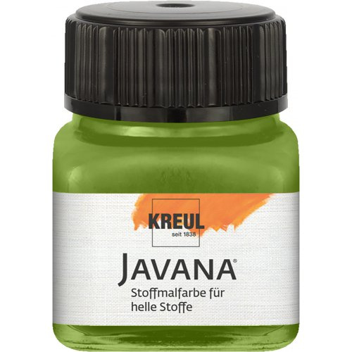 Kreul Barva na světlý textil JAVANA 20 ml OLIVOVÁ ZELENÁ