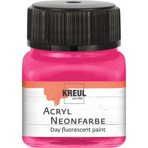 Kreul Akrylová barva neonová KREUL 20 ml RŮŽOVÁ