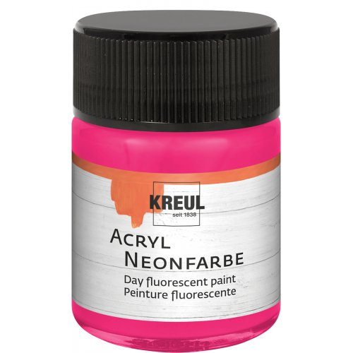 Kreul Akrylová barva neonová KREUL 50 ml RŮŽOVÁ