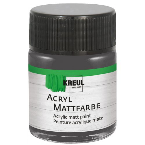 Kreul Akrylová barva matná KREUL 50 ml GRAFITOVÁ ŠEDÁ