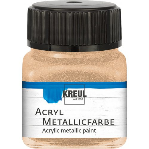 Kreul Akrylová barva metalická KREUL 20 ml ŠAMPAŇSKÁ