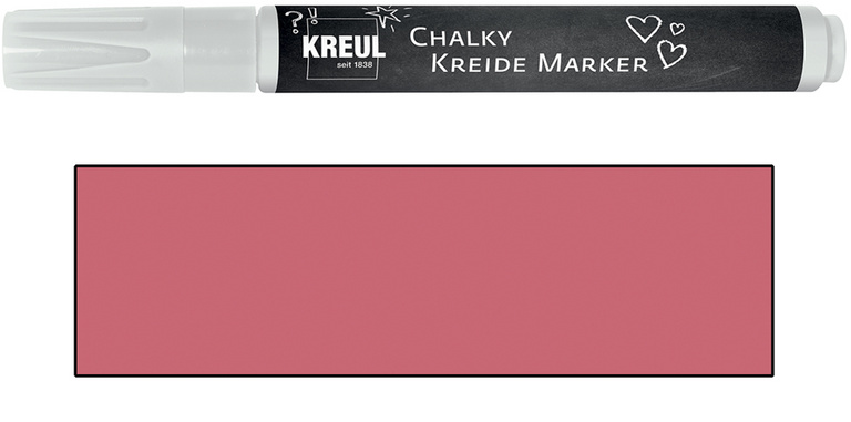 Kreul Křídový marker  Medium PŘÍJEMNÁ ČERVENÁ