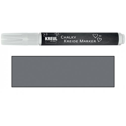 Kreul Křídový marker  Medium VULKANICKÁ ŠEDÁ