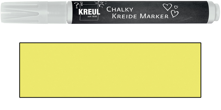 Kreul Křídový marker  Medium NEONOVÁ ŽLUTÁ