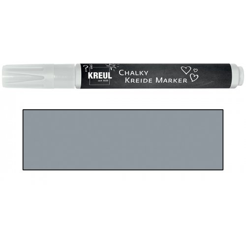 Kreul Křídový marker  Medium SNÍH STŘÍBRNÁ